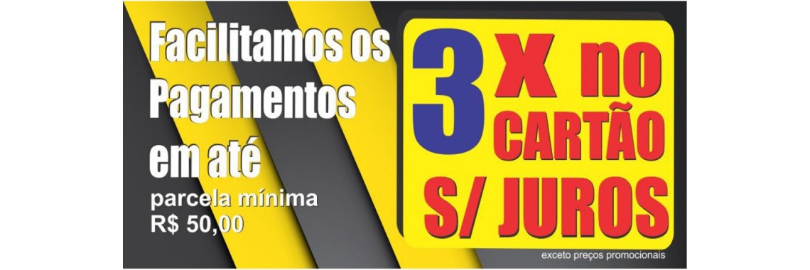 3x sem juros