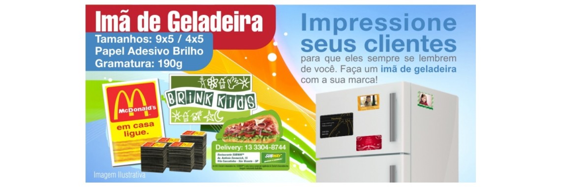imã de geladeira