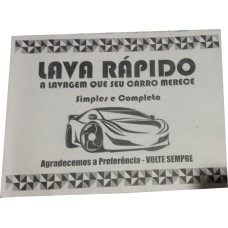 Tapete de Papel p/ Carro 30x40 cm 1 cor Preto   50 un strong